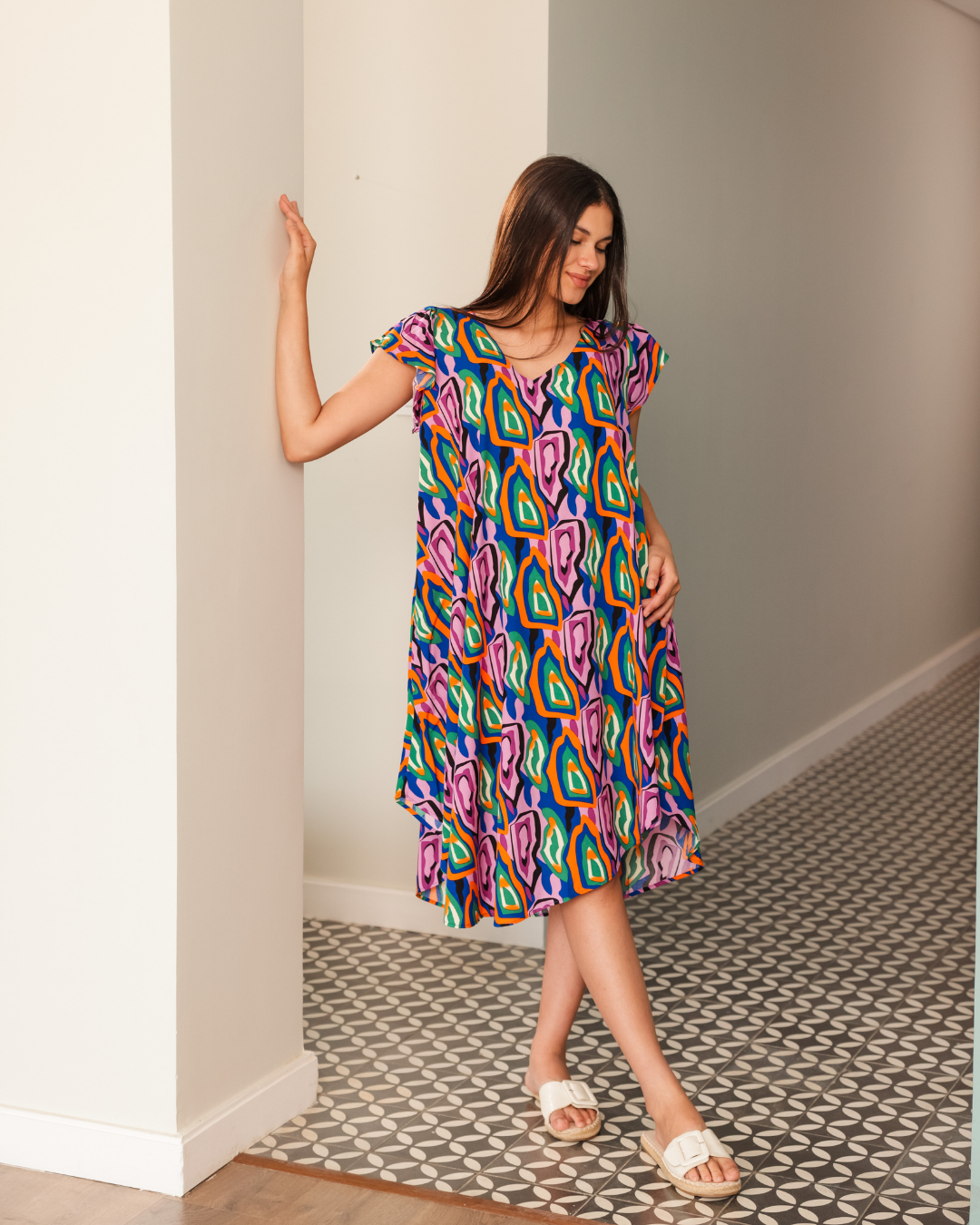 754 قميص فسكوز قصير