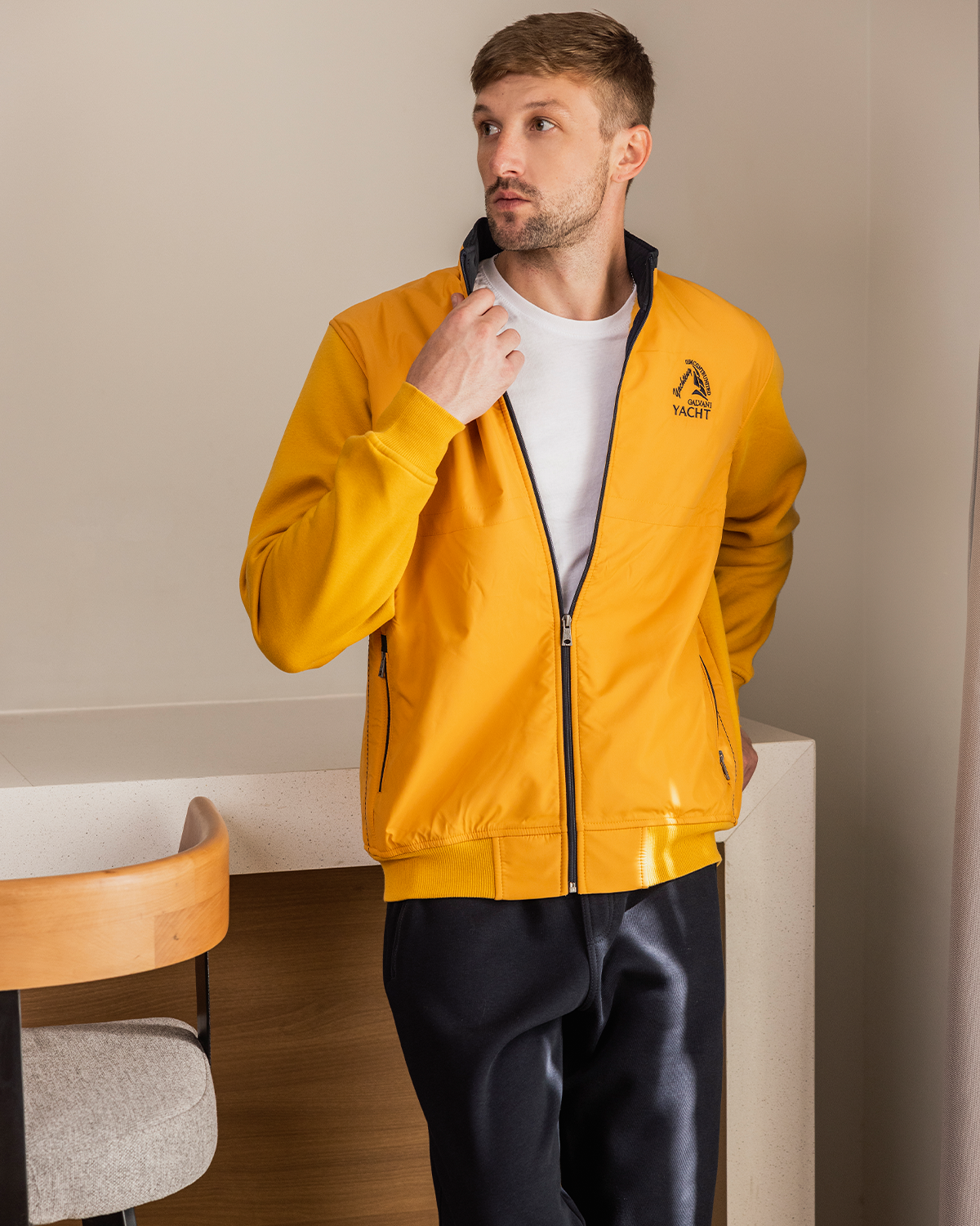 YACHT GALVANI Men's pajamas with zipper