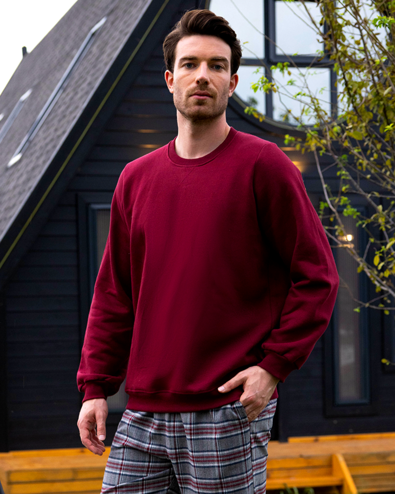 سويت شيرت رجالي ساده راوند