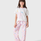 Pajamas with pants and shell top