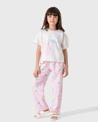 Pajamas with pants and shell top