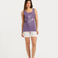 Women's Sleeveless Pajama Set with Shorts