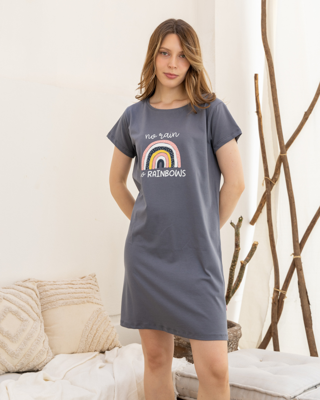 nightshirt Rainbow كاش حريمي