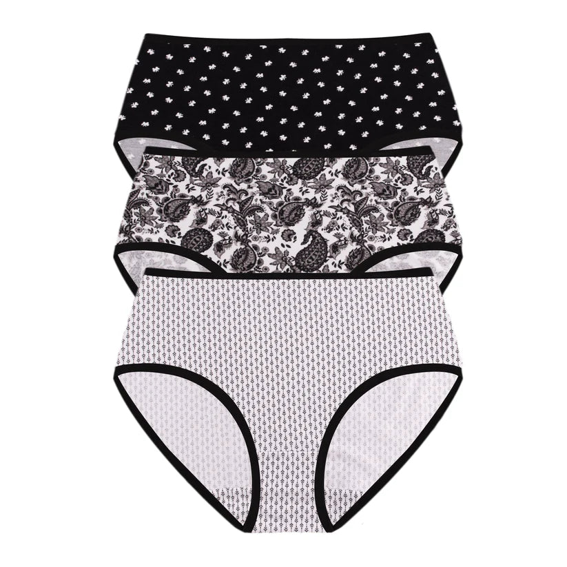 باك حريمي منقوش 3ق فسكوز ميدرايس