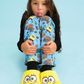 Kids' velour SpongeBob pajama pants