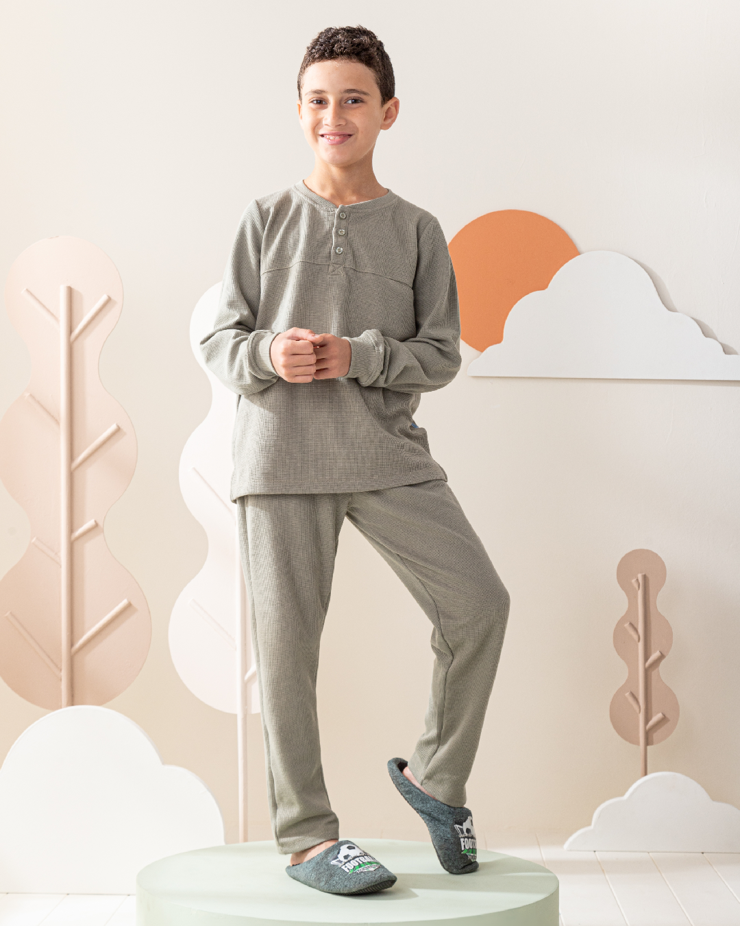 Cool boy بيجاما اولادي بكم و بنطلون