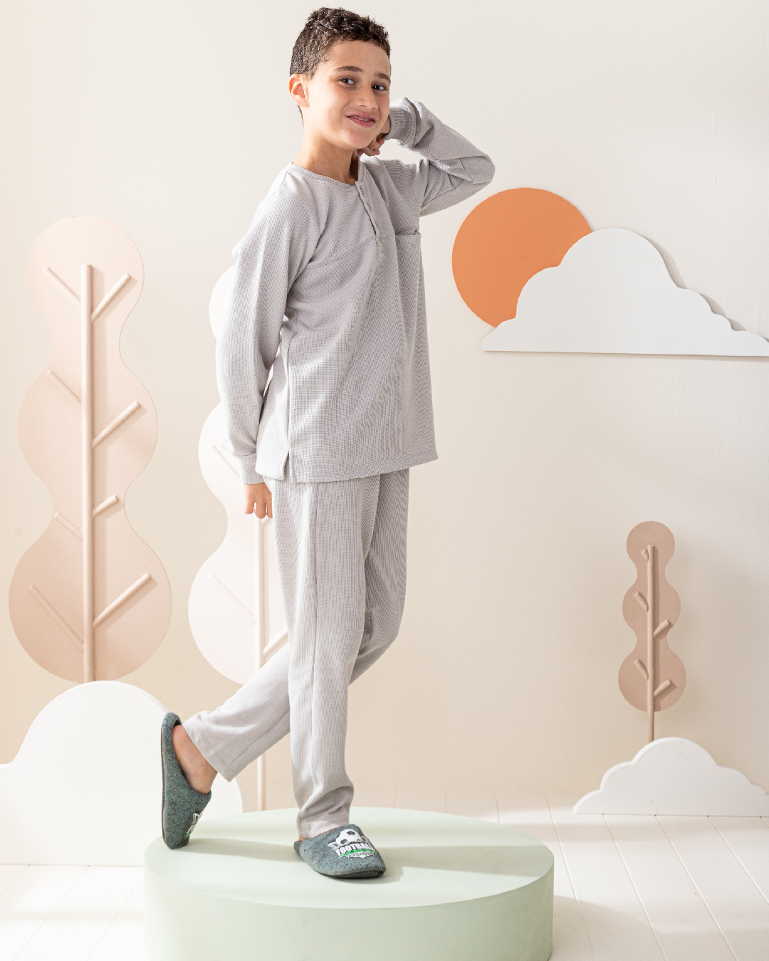 Cool boy بيجاما اولادي بكم و بنطلون