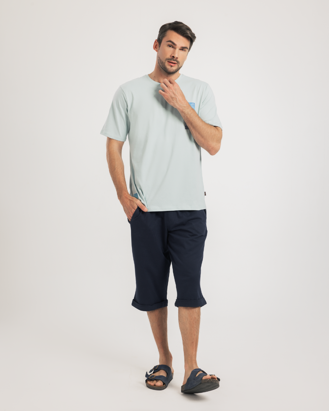 Sea View بيجاما رجالي نُص كُم