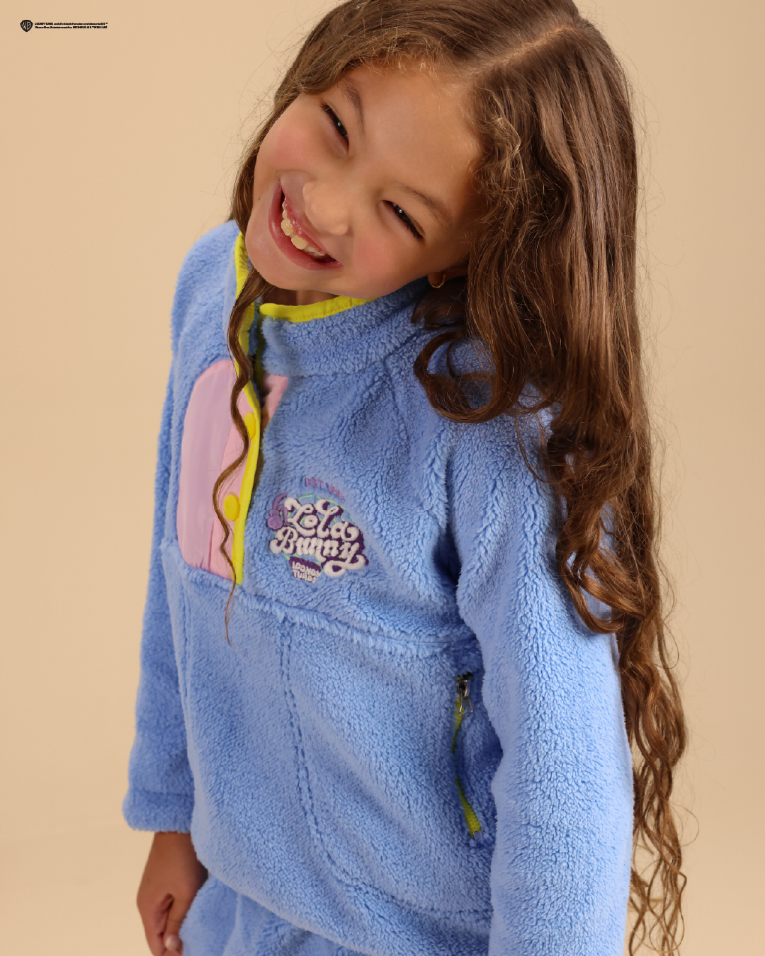 Colorful Winter Girls pajama in Bright Colors