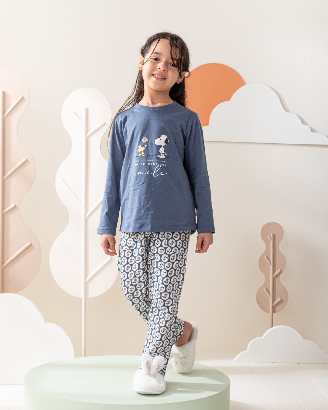 Spring Bunny بيجاما بناتي كُم طويل