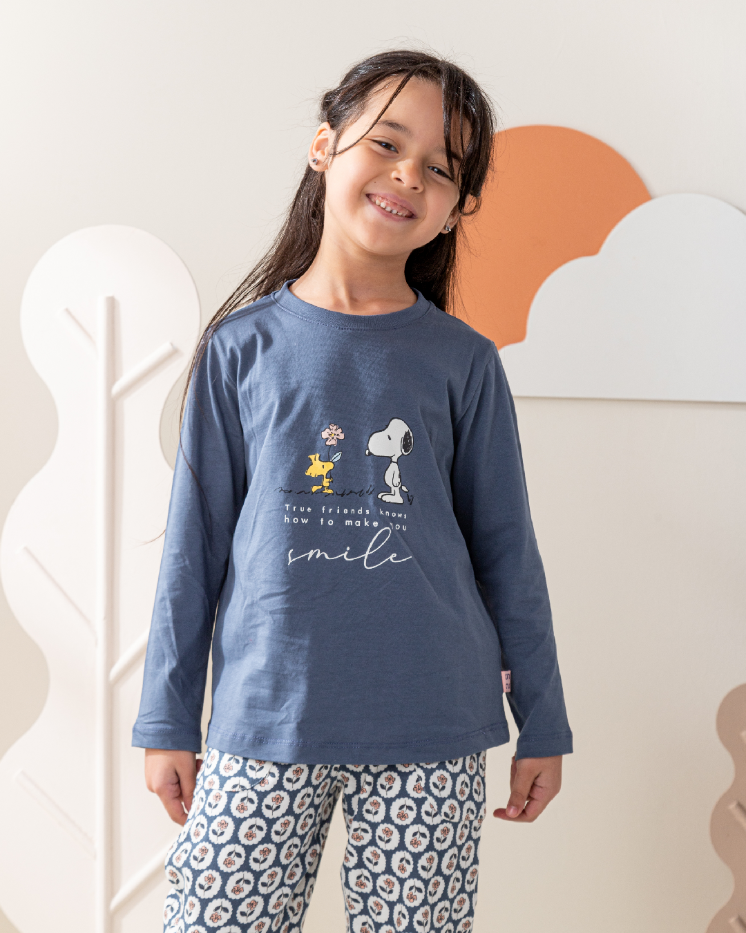 Spring Bunny بيجاما بناتي كُم طويل