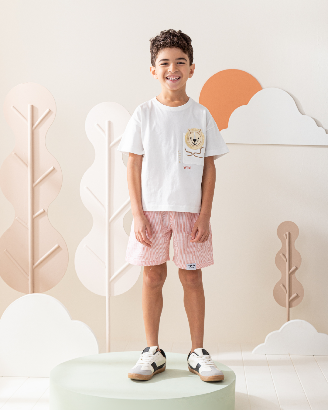 Little Wild Lion بيجاما ولادى نص كم و شورت