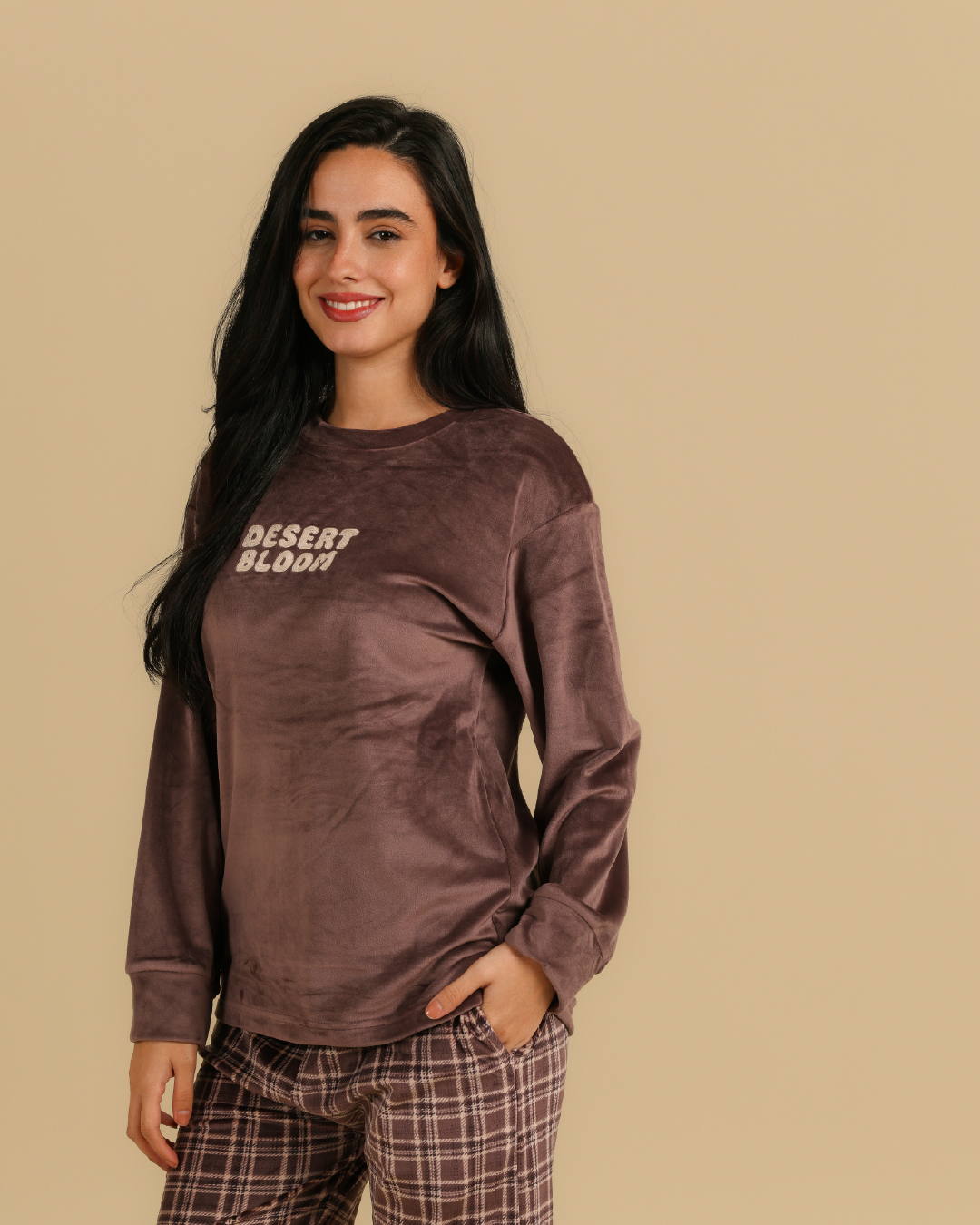 بيجاما حريمى هايدي بلوم بنطلون كاروه