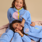 Colorful Winter Girls pajama in Bright Colors