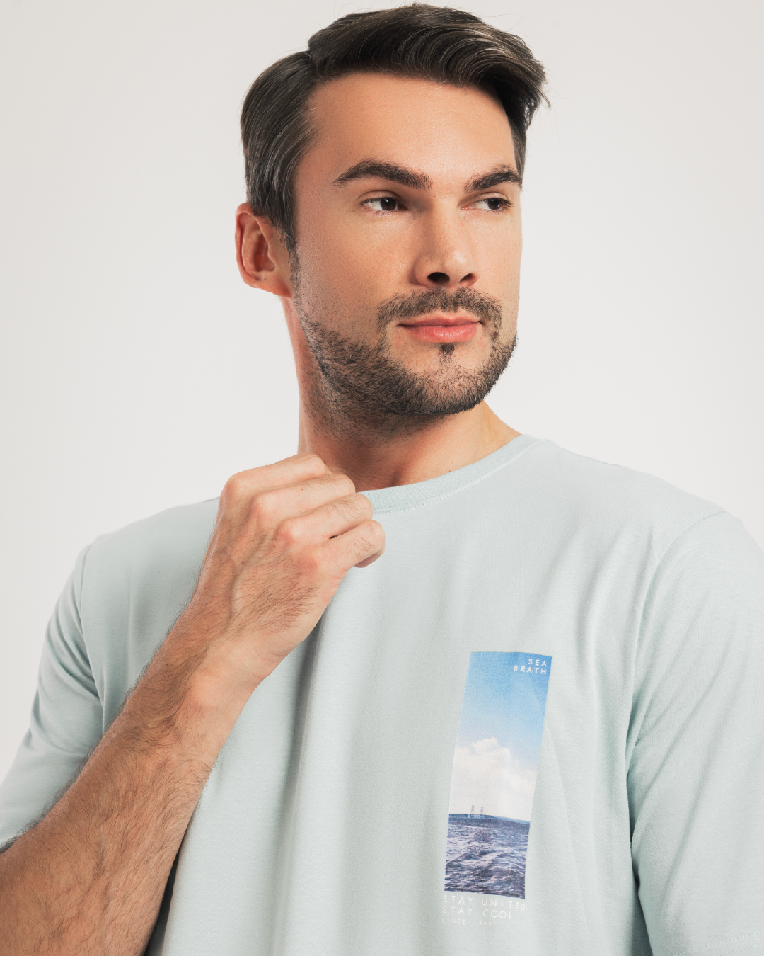 Sea View بيجاما رجالي نُص كُم