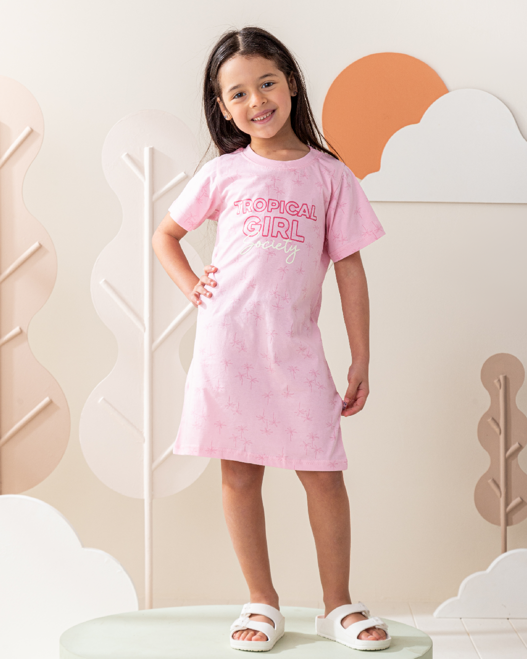 نايت شيرت نص كم قطن تروبيكال