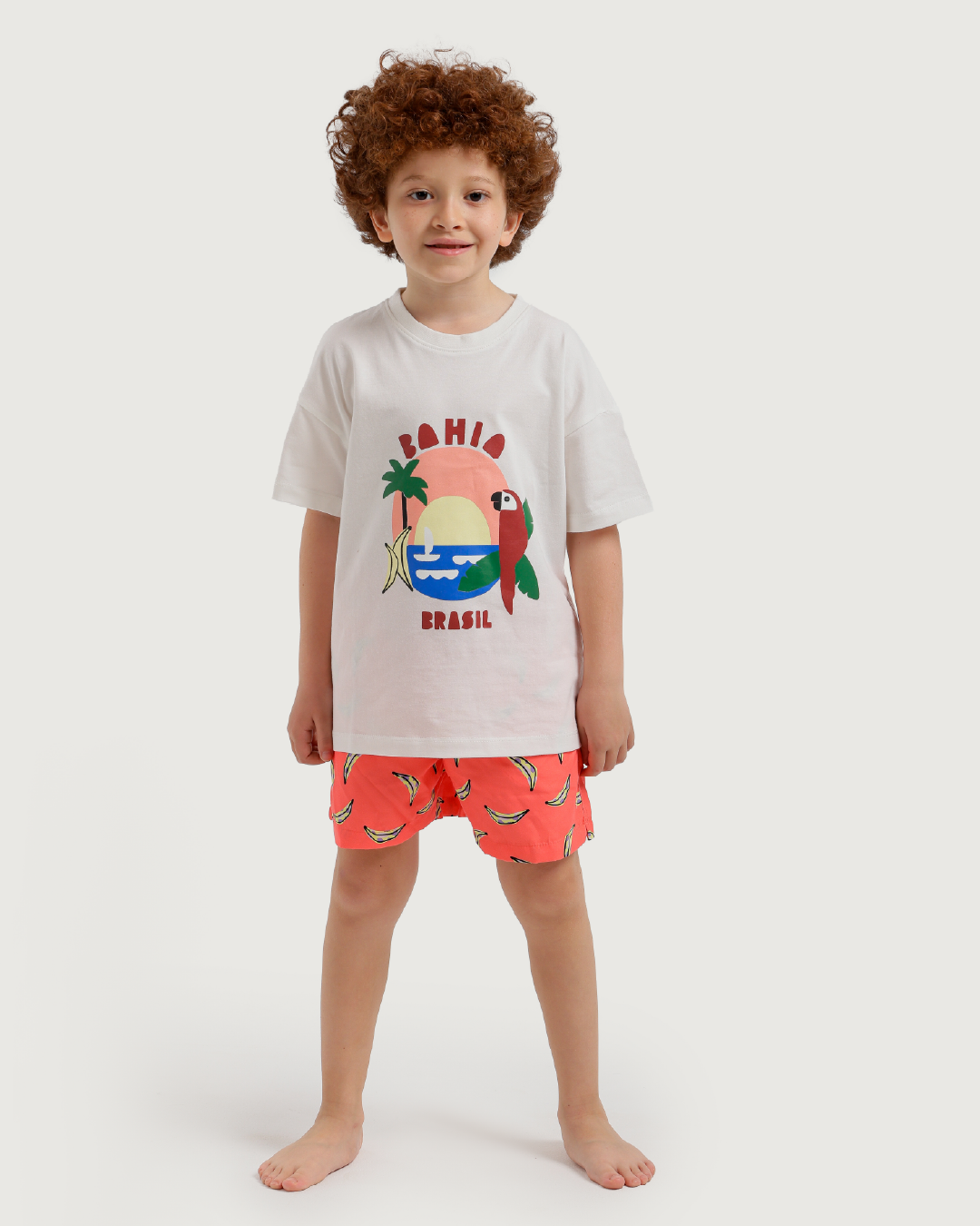 Summer Fruit Printed Swimsuit