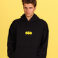 Men's hooded pajamas with Batman logo