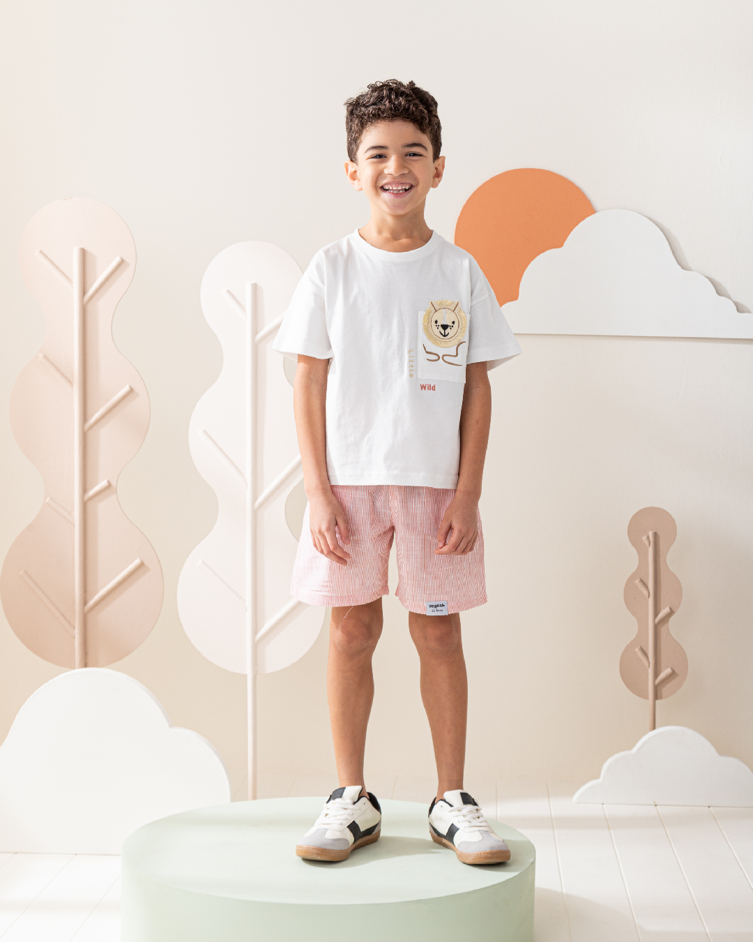 Little Wild Lion بيجاما ولادى نص كم و شورت