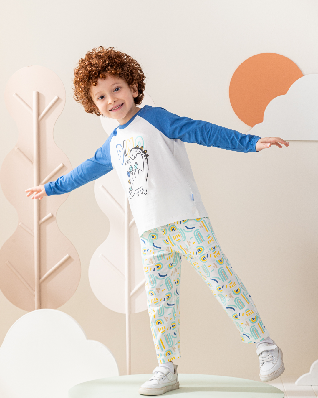 Dino Dude بيجاما أولادى رجلان