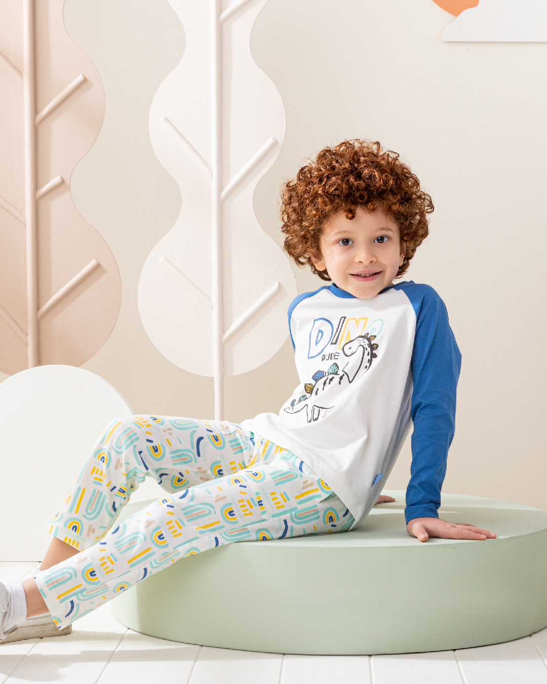 Dino Dude بيجاما أولادى رجلان