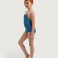 Girls' One-Piece Multicolored Tiger Swimsuit