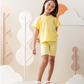 Fun in the sun Girls' half-sleeved pajamas and legging shorts