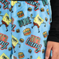 Kids' velour SpongeBob pajama pants