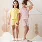 Fun in the sun Girls' half-sleeved pajamas and legging shorts