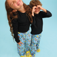 Kids' velour SpongeBob pajama pants