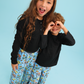 Kids' velour SpongeBob pajama pants