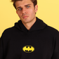 Men's hooded pajamas with Batman logo