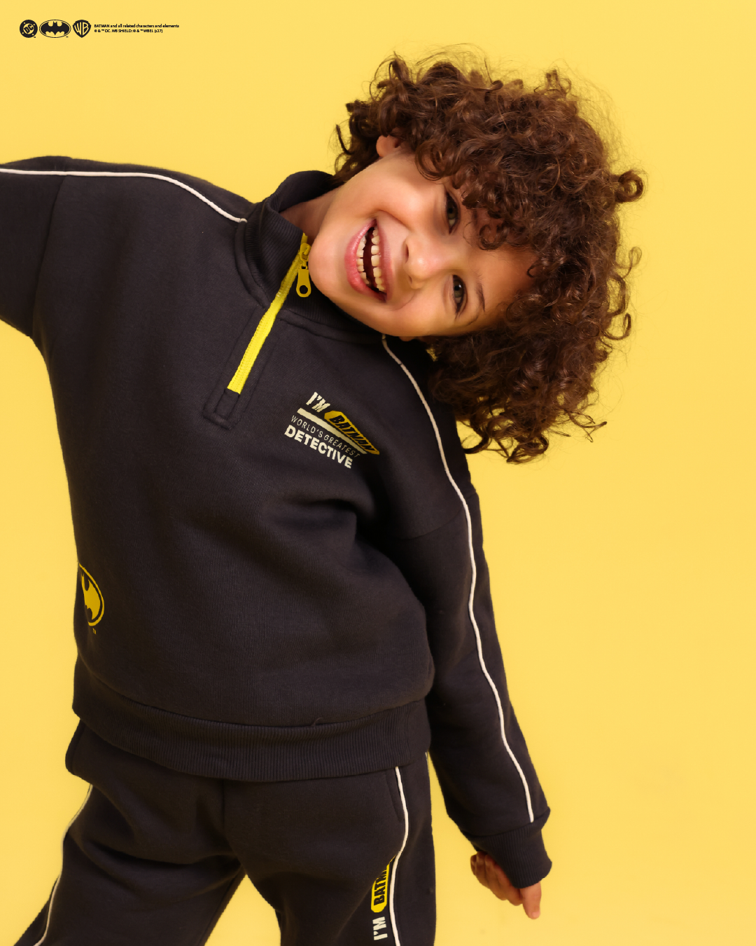 Batman half-zip tracksuit