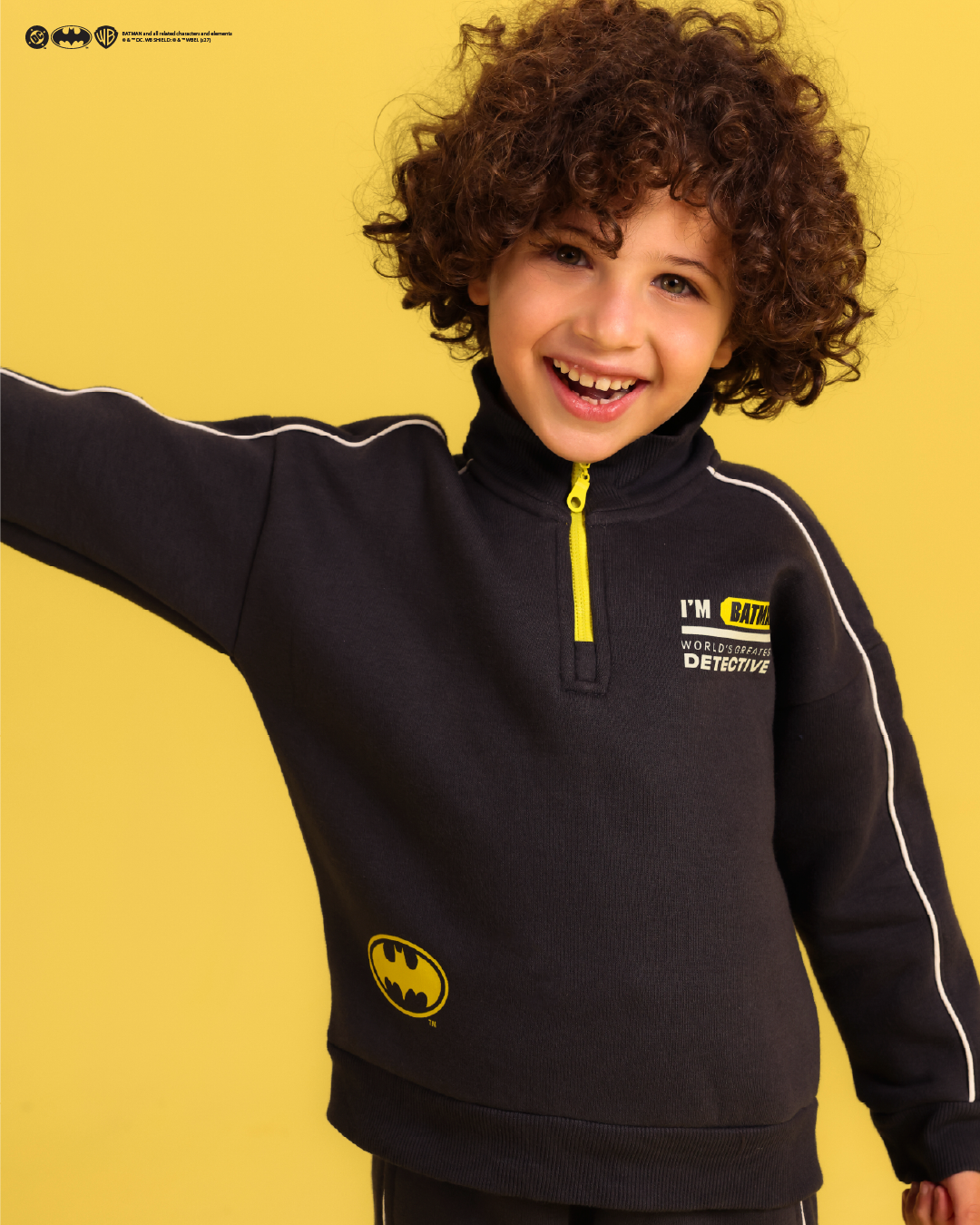 Batman half-zip tracksuit