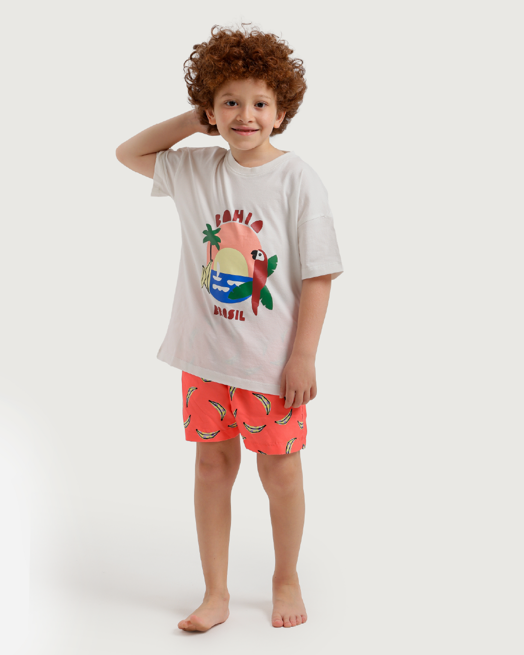 Summer Fruit Printed Swimsuit