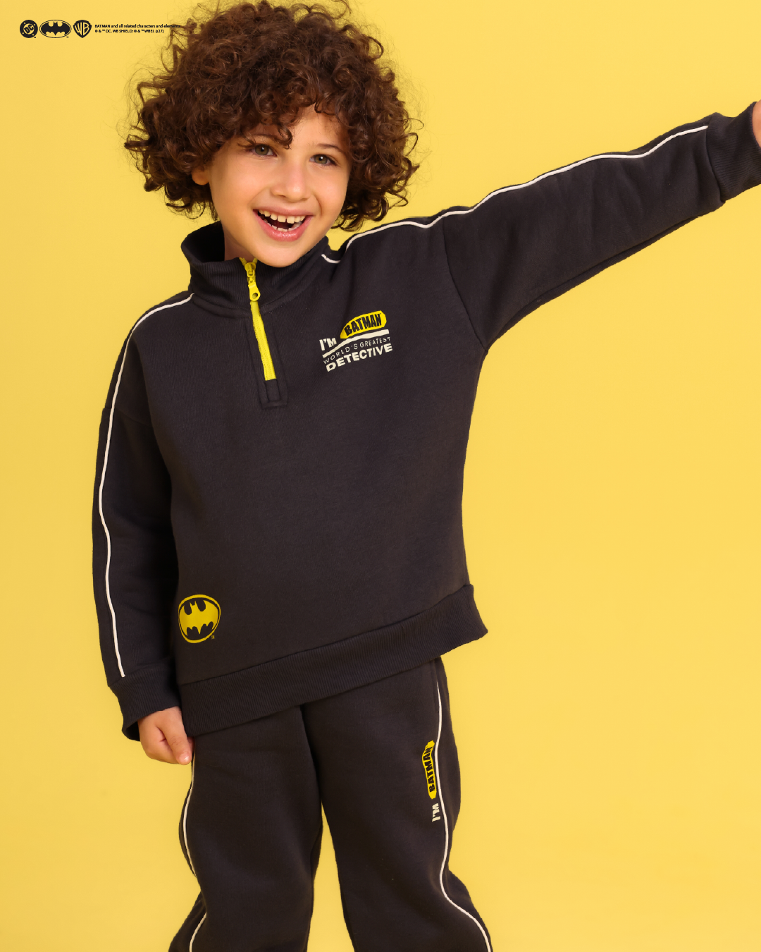 Batman half-zip tracksuit