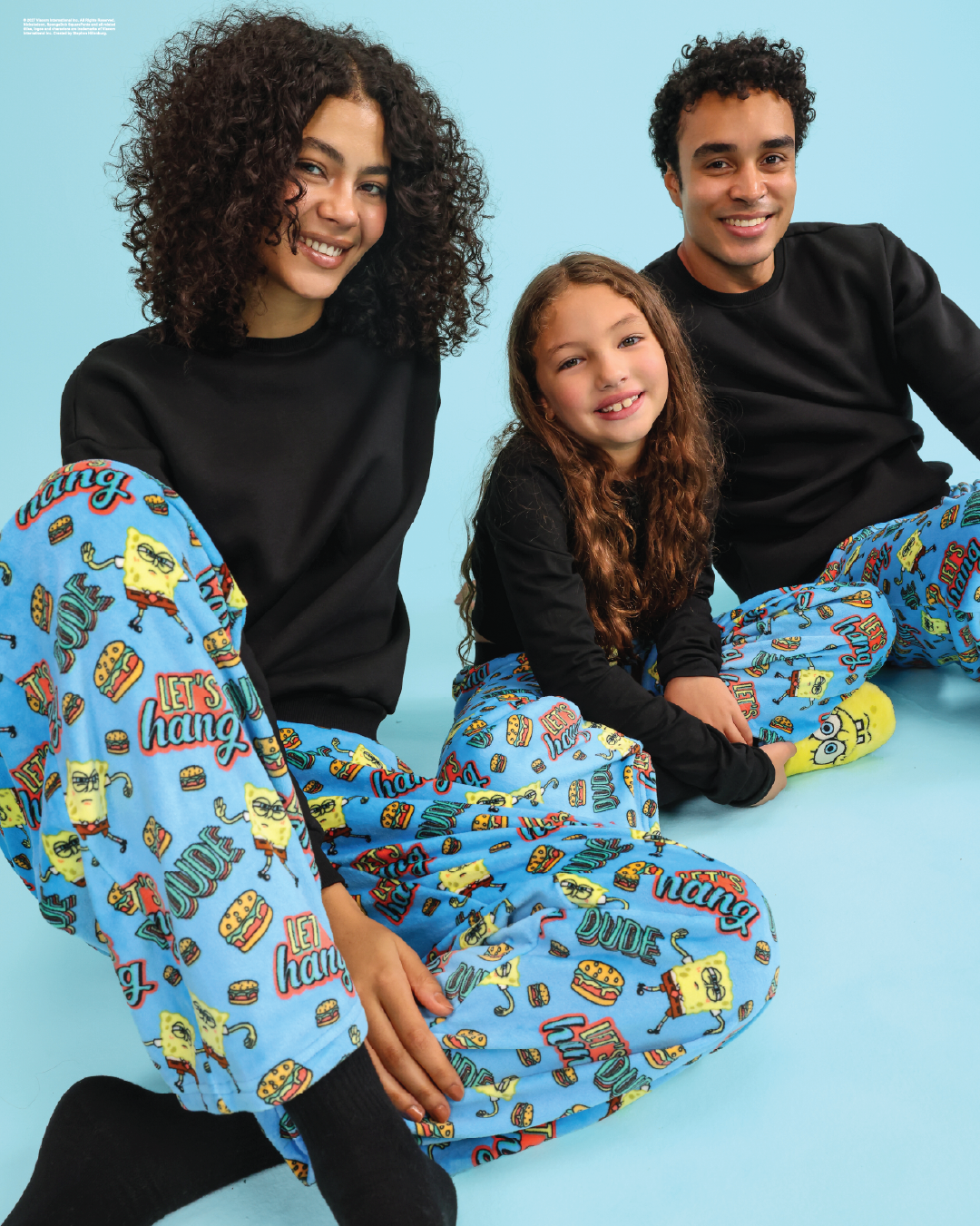 Velour SpongeBob pajama pants