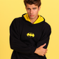 Men's hooded pajamas with Batman logo