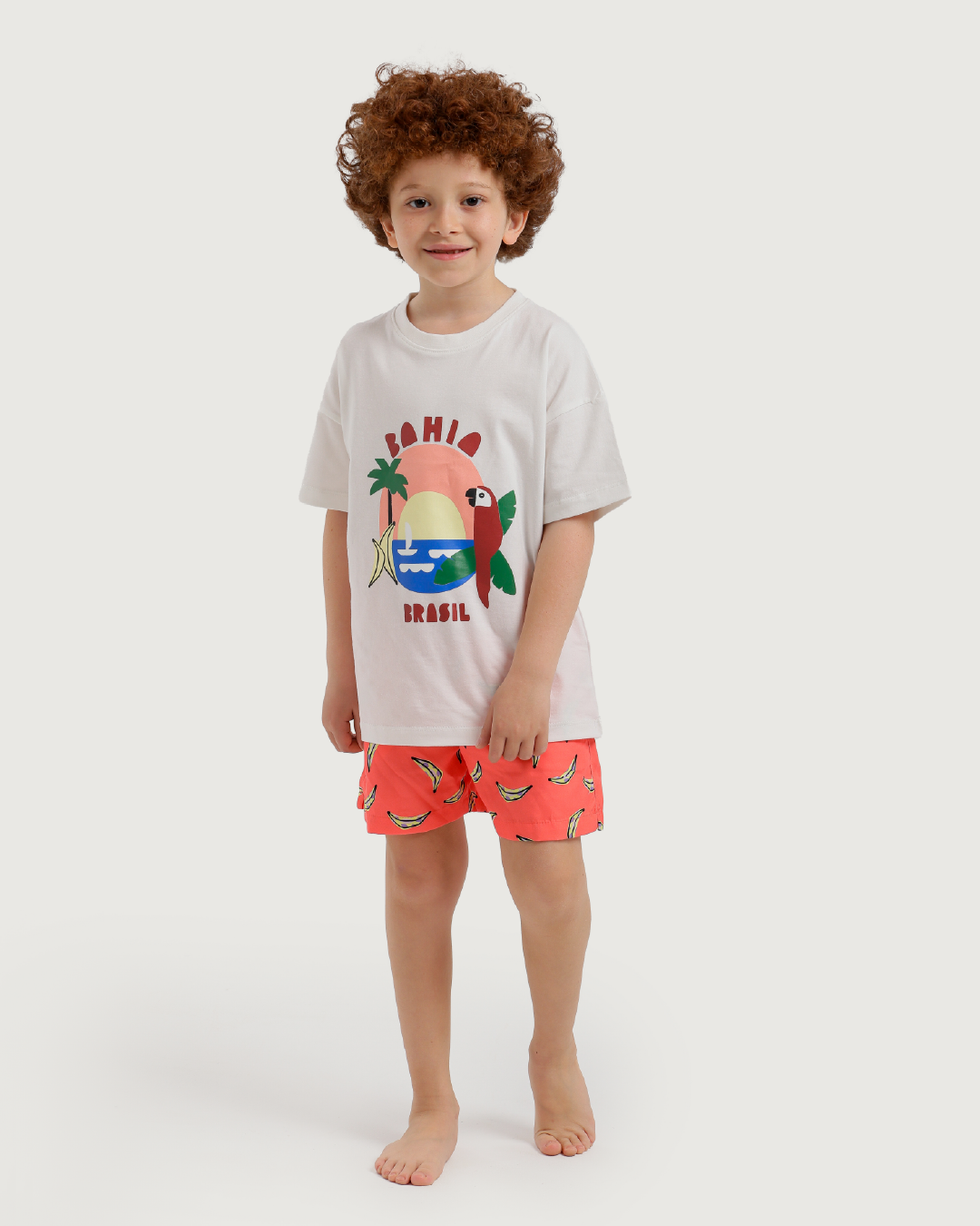 Summer Fruit Printed Swimsuit