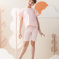 Fun in the sun Girls' half-sleeved pajamas and legging shorts