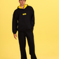 Men's hooded pajamas with Batman logo