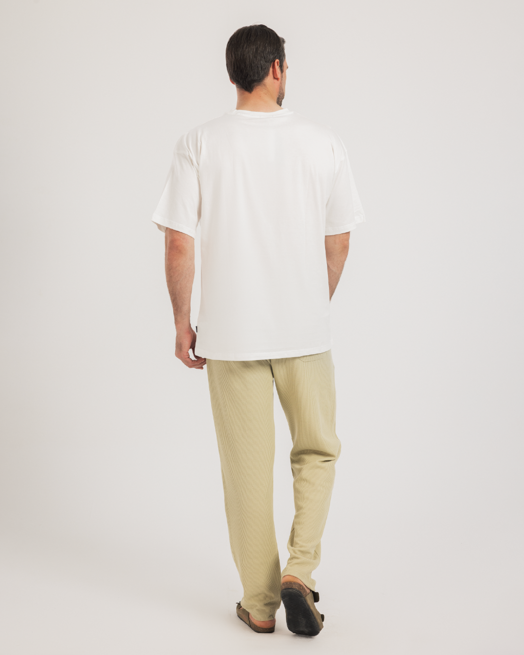 بيجاما نص كم كولا عريضة و بنطلون جاكارد