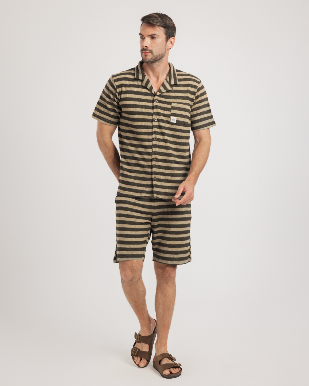 Cool Striper بيجاما رجالي بزراير