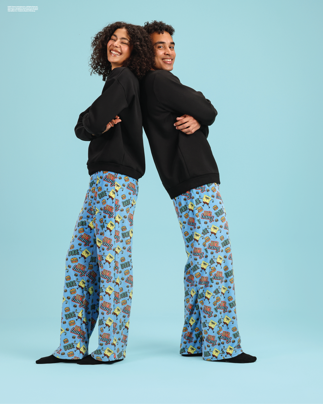 Velour SpongeBob pajama pants