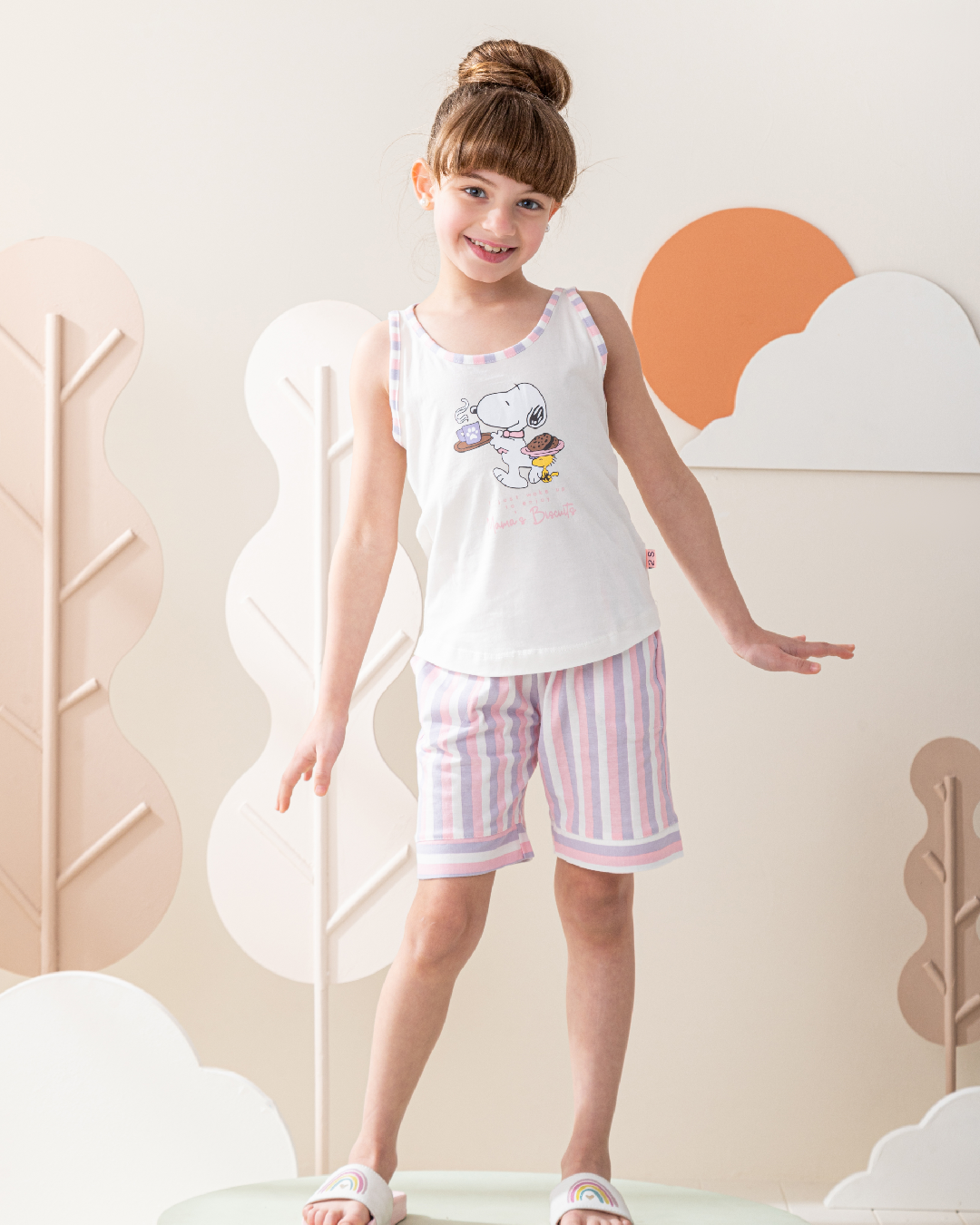 Eid Snoopy بيجاما بناتي شورت