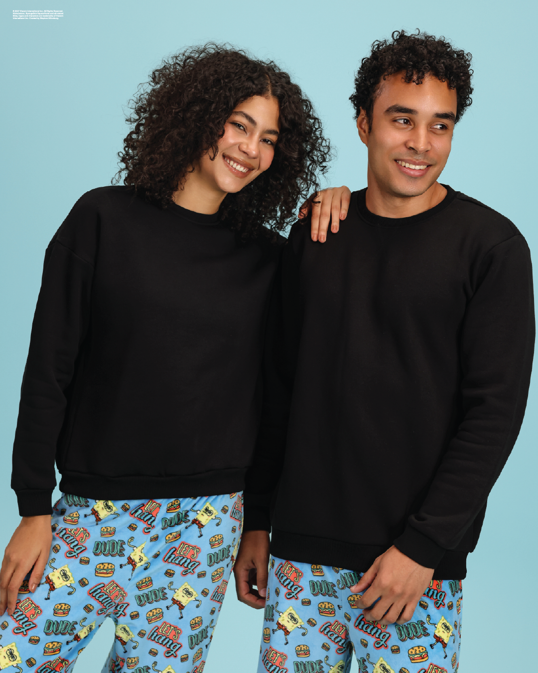Velour SpongeBob pajama pants