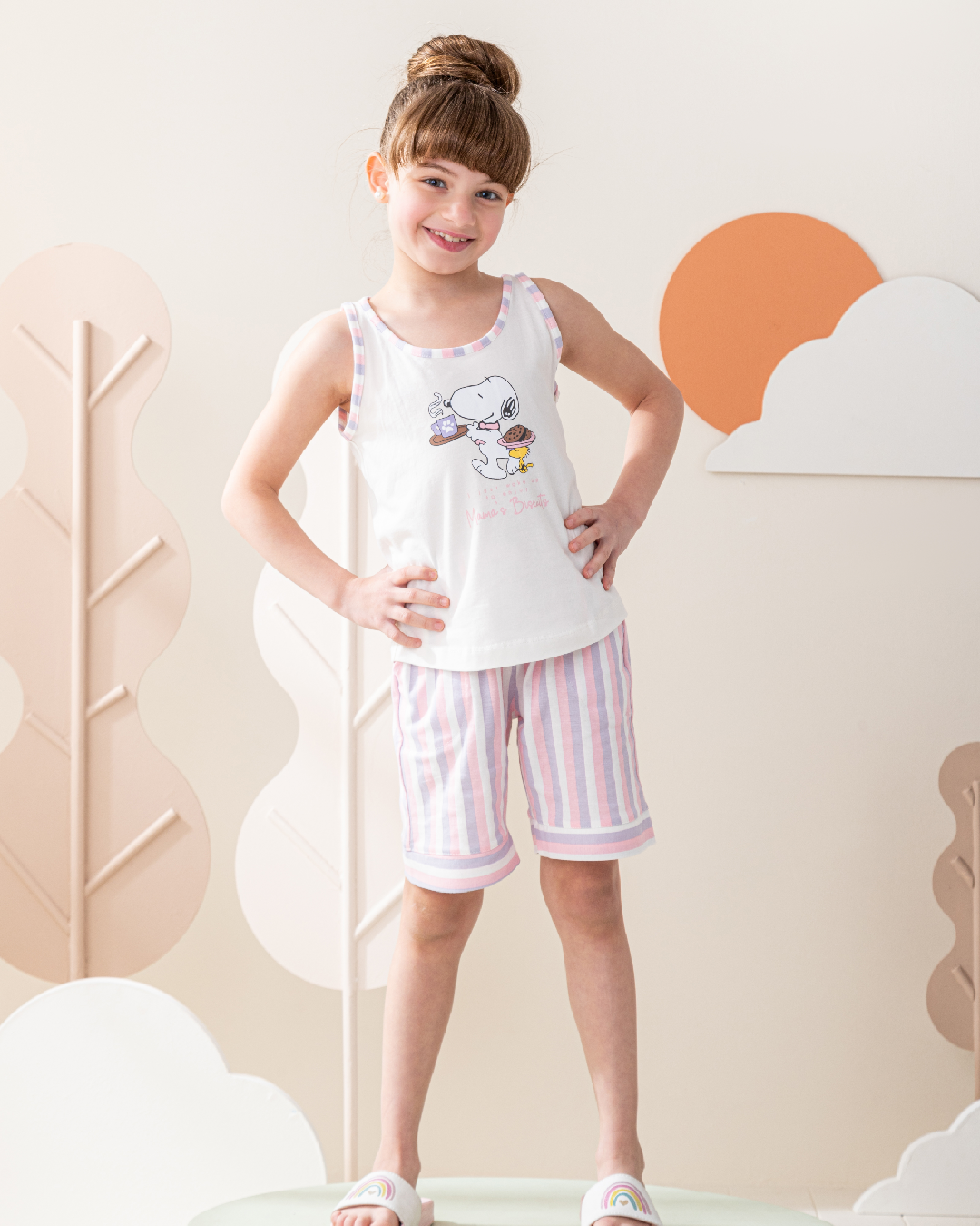 Eid Snoopy بيجاما بناتي شورت