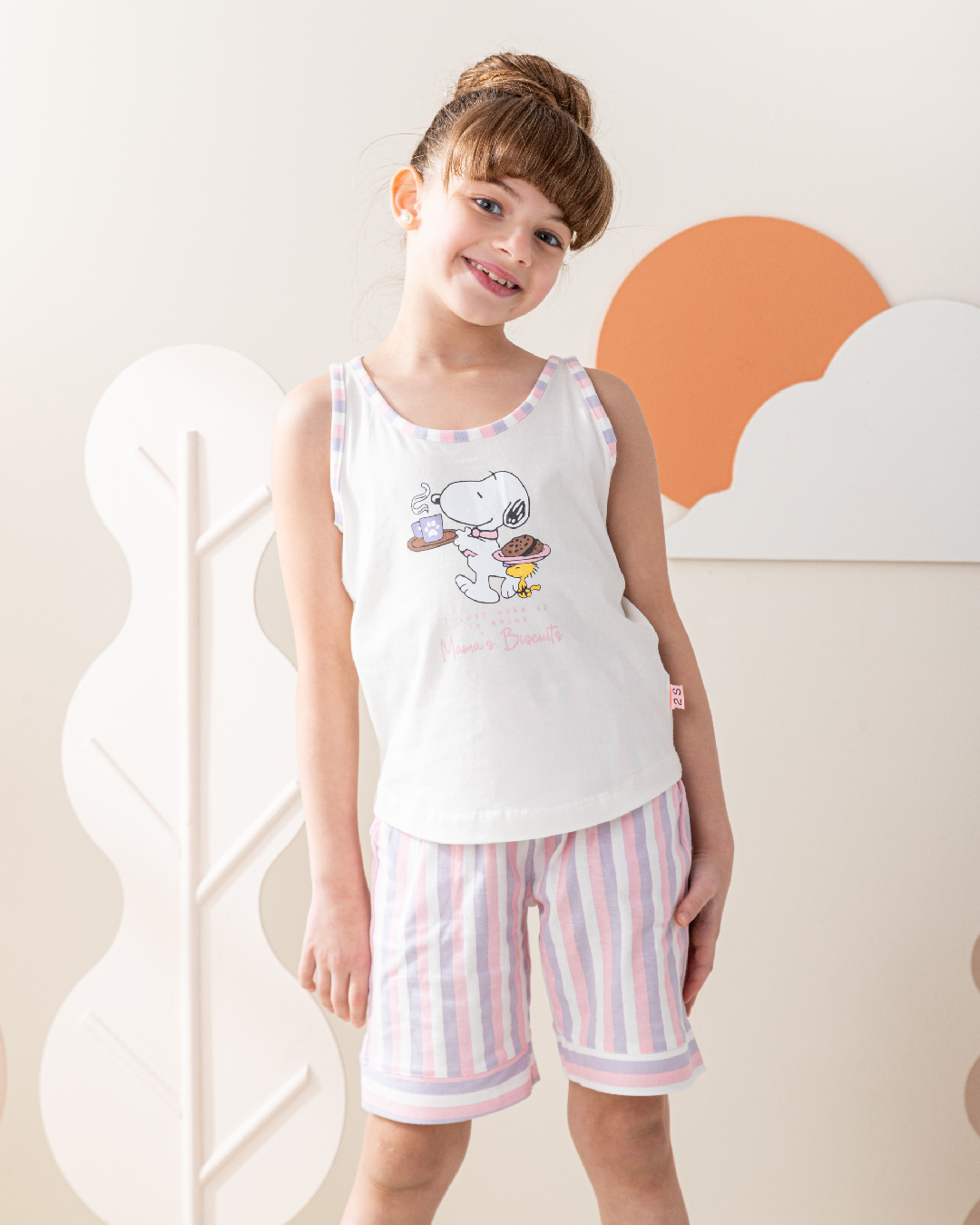 Eid Snoopy بيجاما بناتي شورت