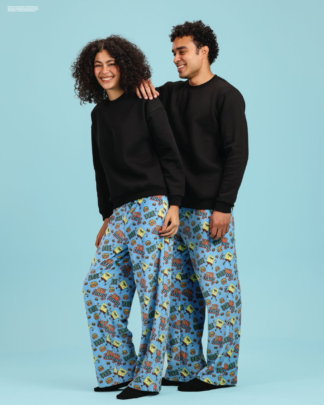 Velour SpongeBob pajama pants