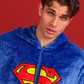 Men's Superman-print onesie